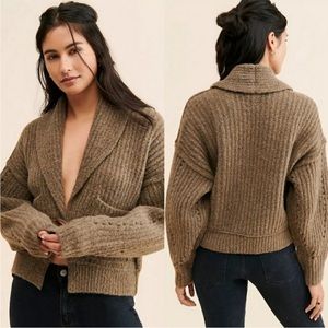 NWT✨Free People Jackson Knit Cardigan size Medium